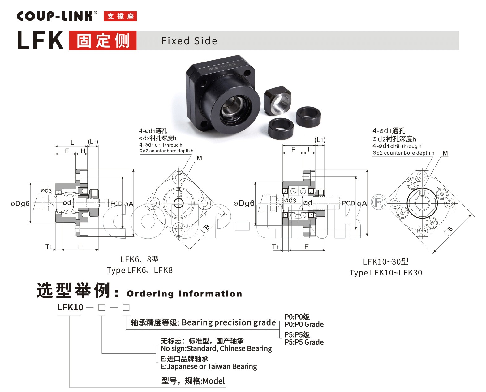 【口罩機支撐座】固定側LFK-聯軸器k8凯发国际入口